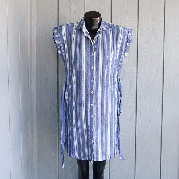 Harper Heritage Striped 100% Cotton Dress - Picture 6 of 14